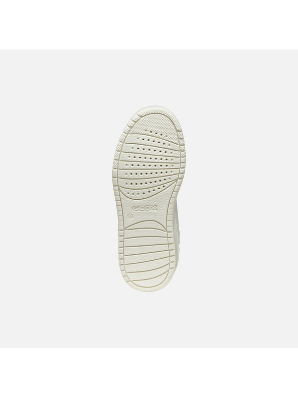 Geox Bílé chlapecké tenisky Geox Washiba Fast In