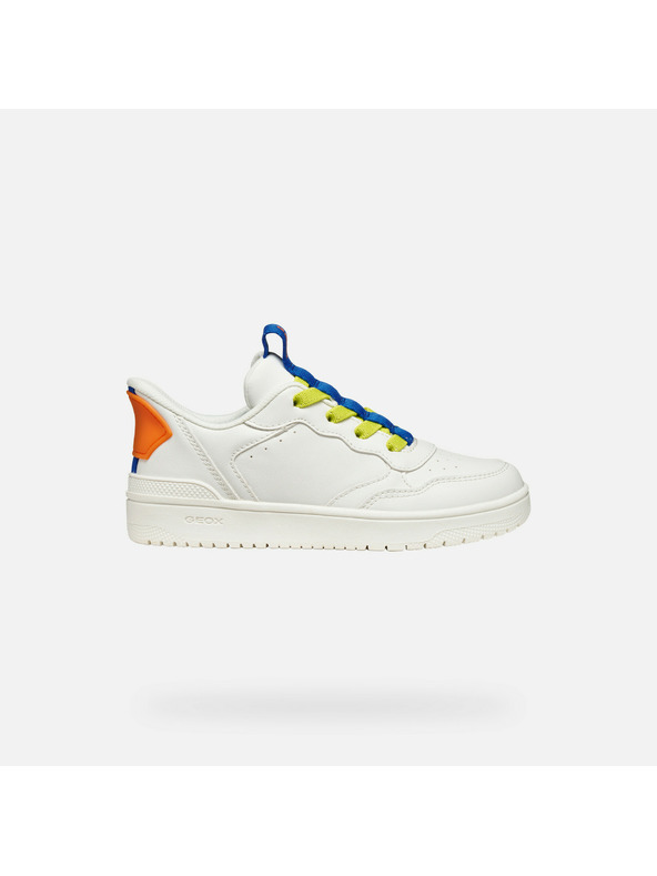 Geox Bílé chlapecké tenisky Geox Washiba Fast In