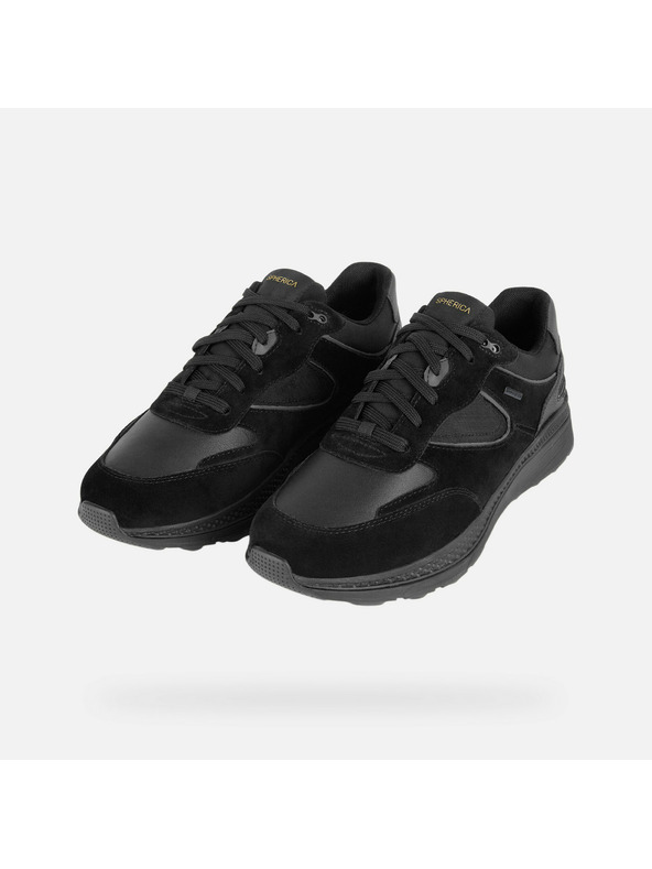 Geox Černé pánské tenisky Geox Spherica Actif X1