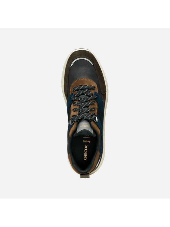 Geox Tmavě hnědé pánské tenisky Geox Spherica 4X4 B ABX