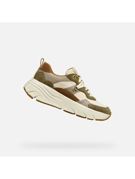 Geox Khaki dámské tenisky Geox Diamanta