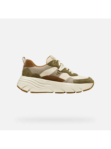 Geox Khaki dámské tenisky Geox Diamanta