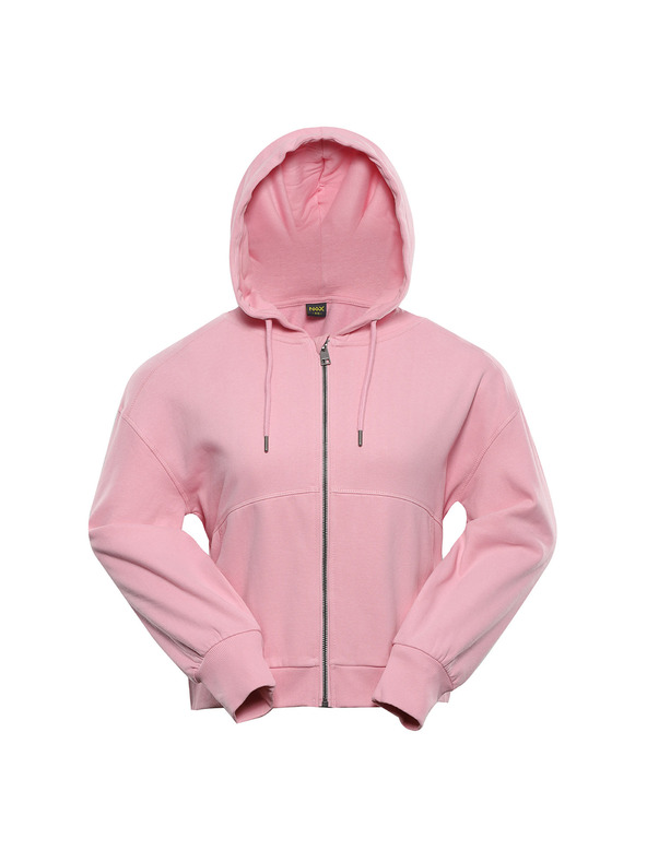 NAX Dámská bavlněná mikina nax NAX OLOSA romance rose