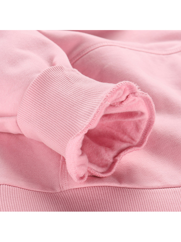 NAX Dámská bavlněná mikina nax NAX OLOSA romance rose