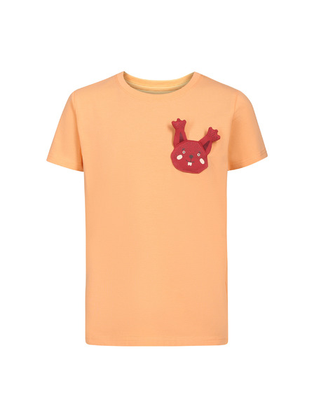 NAX Dětské bavlněné triko nax NAX OMESO peach