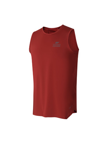 ALPINE PRO Pánské rychleschnoucí tílko s cool dry ALPINE PRO GELAD 2 merlot