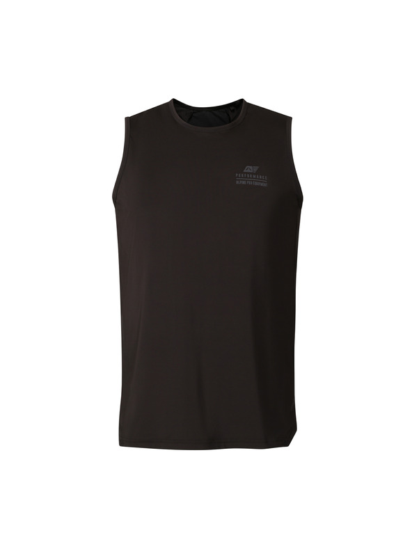 ALPINE PRO Pánské rychleschnoucí tílko s cool dry ALPINE PRO GELAD 2 black