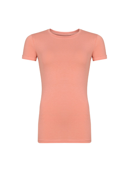 NAX Dámské bavlněné triko nax NAX NAVAFA coral almond