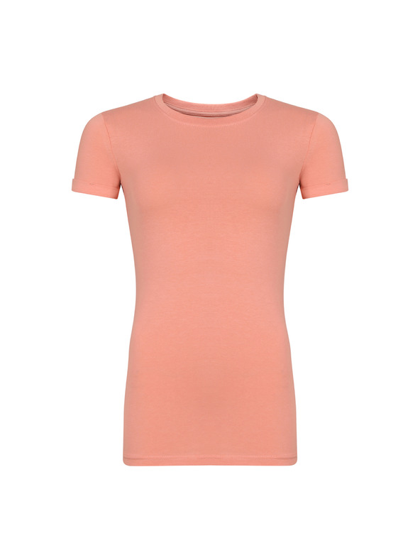 NAX Dámské bavlněné triko nax NAX NAVAFA coral almond