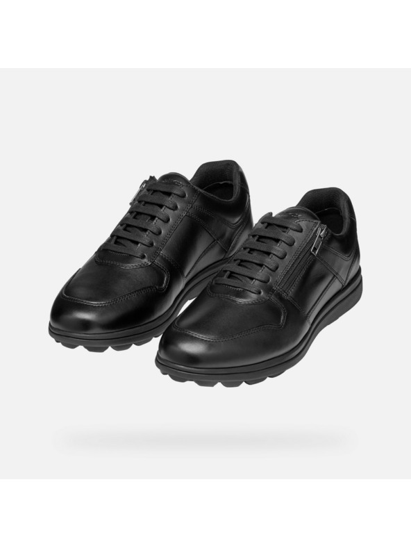 Geox Černé pánské tenisky Geox Spherica EC12