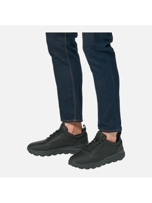 Geox Černé pánské tenisky Geox Spherica 4X4 ABX