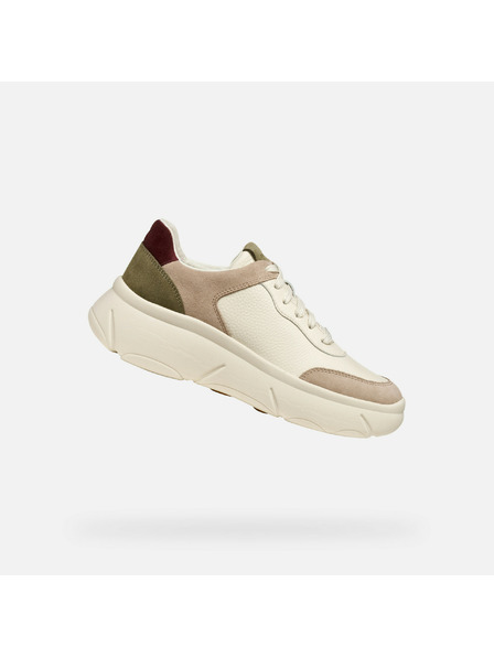 Geox Krémové dámské tenisky Geox Nebula 2.0