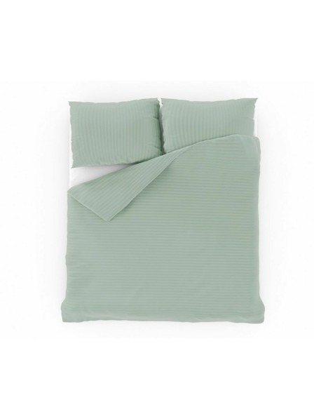 Kvalitex Francouzské saténové prodloužené povlečení s proužkem 1+2, 240x220, 70x90cm OLIVOVÉ
