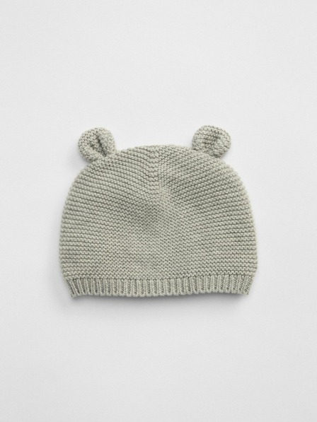 GAP Šedá dětská čepice organic bavlna brannan bear beanie GAP