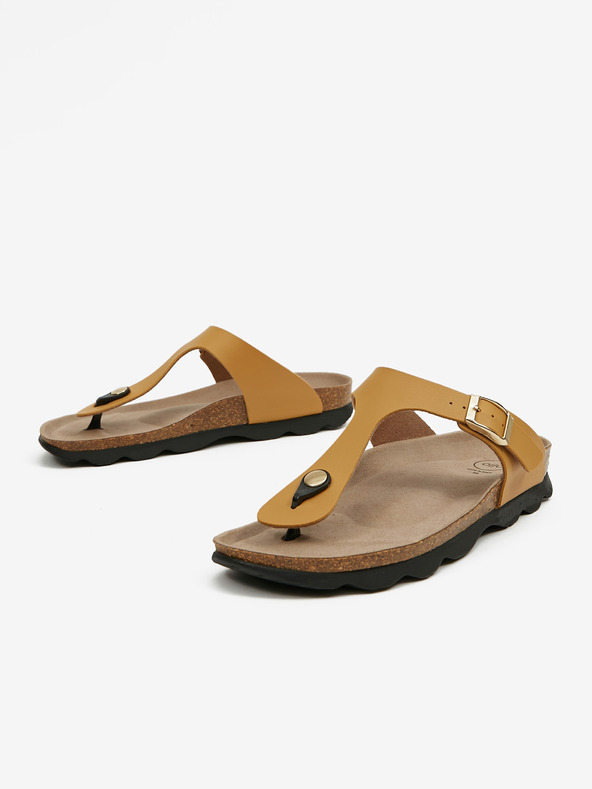 Ojju Béžové dámské pantofle OJJU