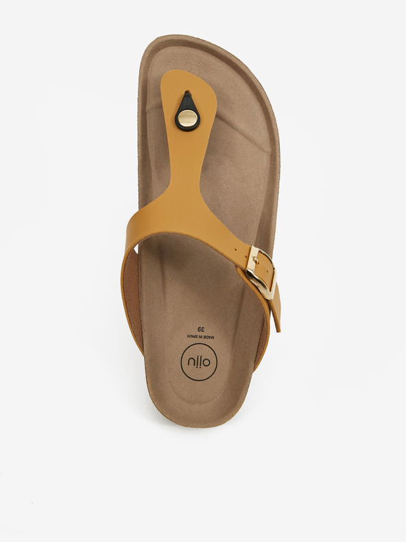 Ojju Béžové dámské pantofle OJJU