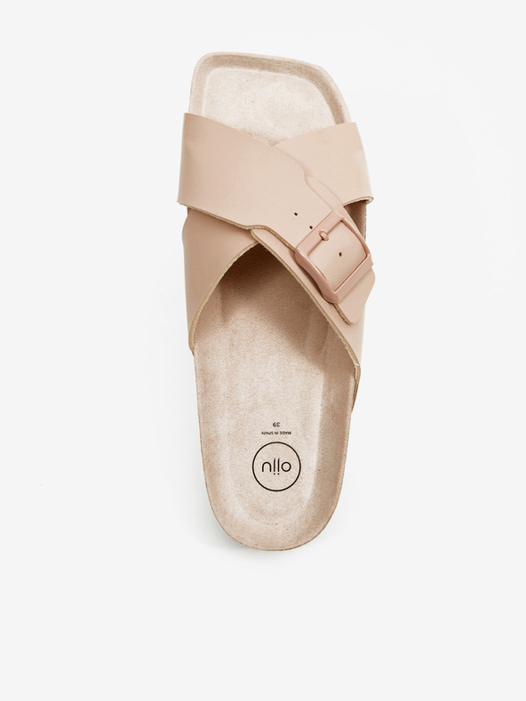 Ojju Světle růžové dámské pantofle OJJU