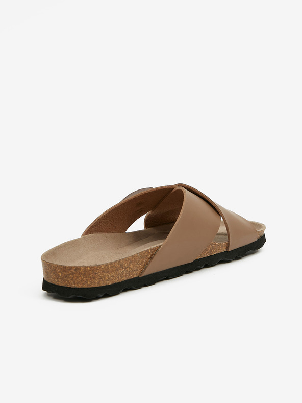 Ojju Hnědé pánské pantofle OJJU