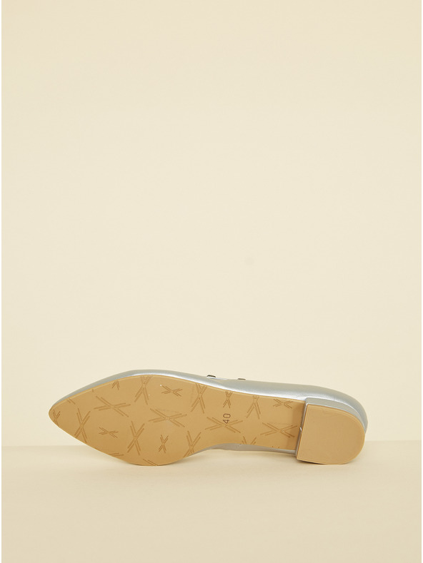 Ojju Baleríny ve stříbrné barvě OJJU