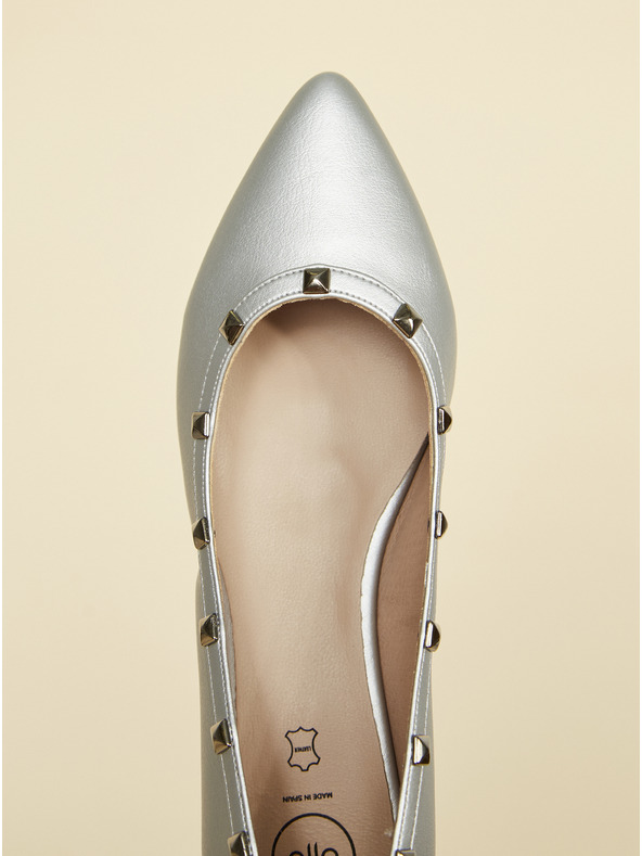 Ojju Baleríny ve stříbrné barvě OJJU