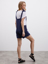 ZOOT.lab Tmavě modré dámské lněné kraťasy s laclem ZOOT.lab Paulina