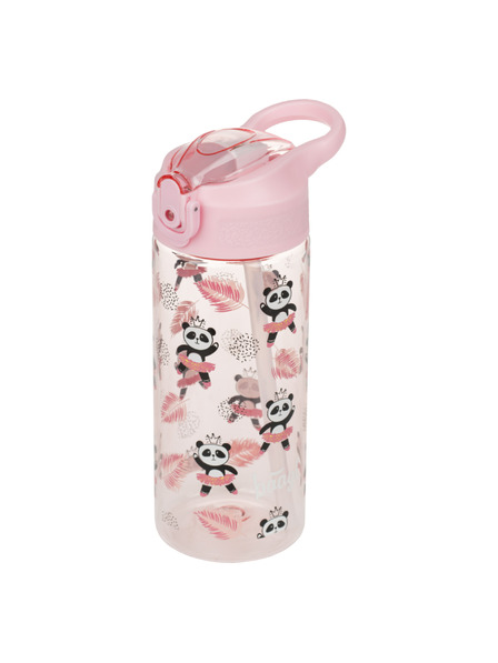 BAAGL  BAAGL Tritanová láhev na pití s brčkem Panda 500 ml