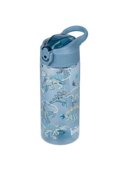 BAAGL  BAAGL Tritanová láhev na pití s brčkem Dino 500 ml