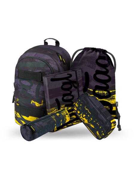 BAAGL  BAAGL 5 SET Skate Dune: batoh, penál, pouzdro, sáček, desky