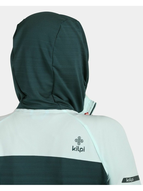 Kilpi Dámská funkční mikina s kapucí Kilpi MEMPHIS Tmavě zelená