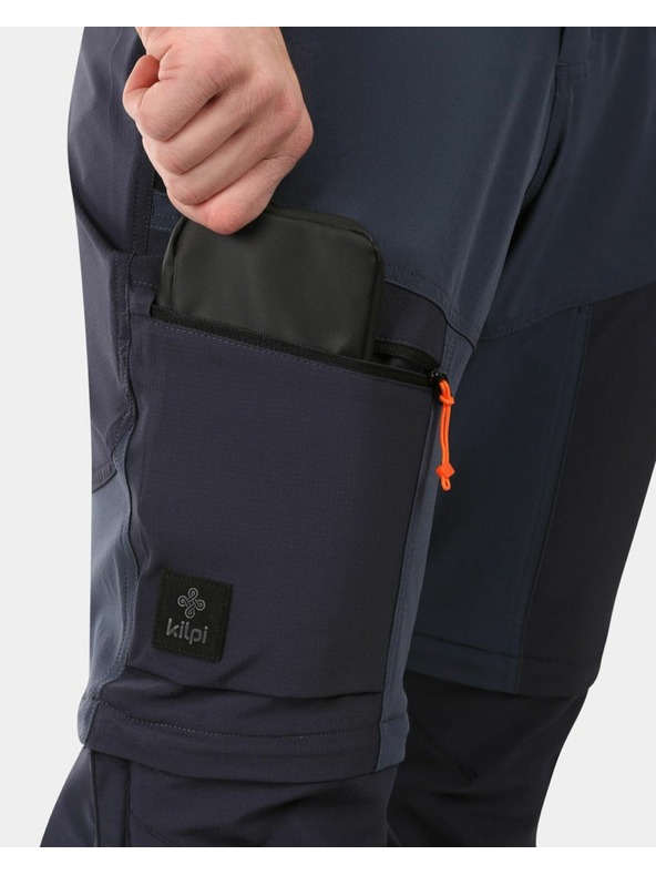 Kilpi Pánské outdoorové odepínací kalhoty Kilpi HOSIO Tmavě modrá