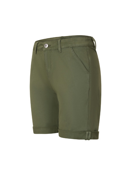 ALPINE PRO Dámské bavlněné kraťasy ALPINE PRO NOKA rifle green
