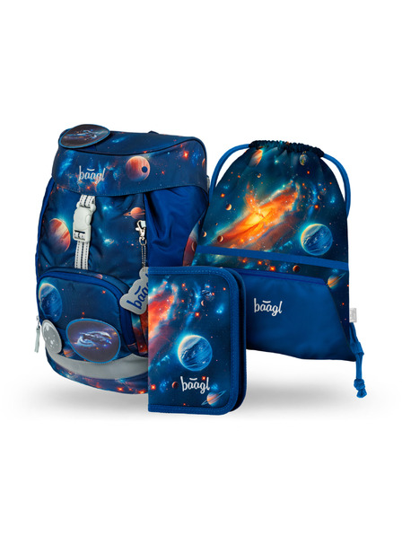 BAAGL  BAAGL SET 3 AIRY Vesmír: batoh, penál, sáček