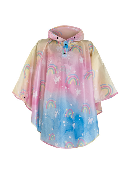 BAAGL  BAAGL Outdoor pláštěnka pončo Unicorn vel. XS (90 -110 cm)