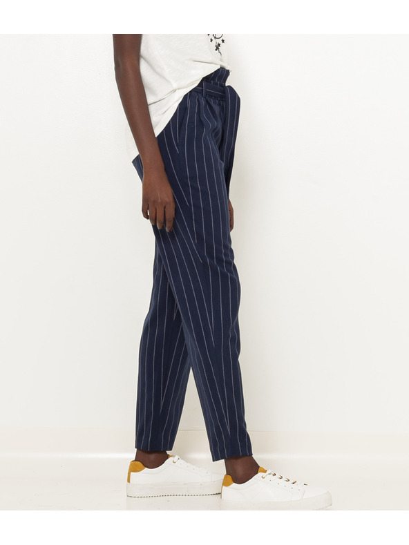 CAMAIEU Tmavě modré kalhoty CAMAIEU