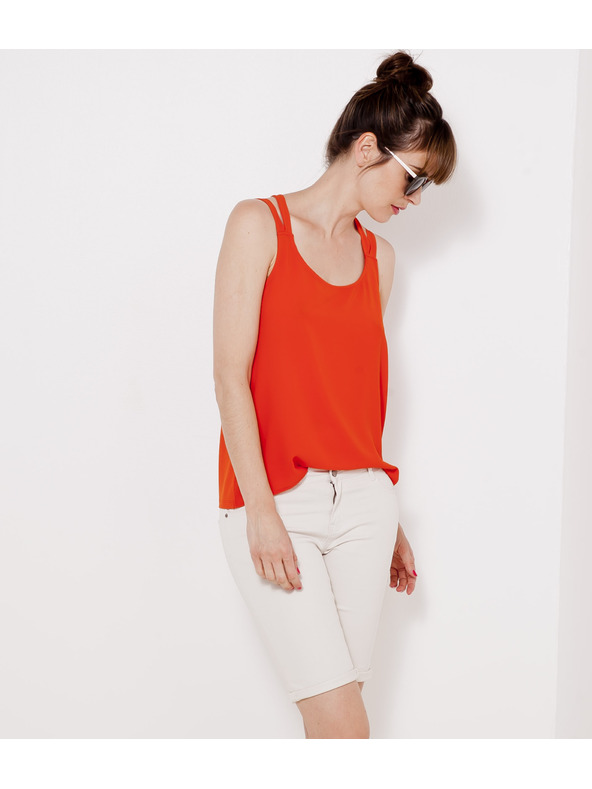 CAMAIEU Bílé kraťasy CAMAIEU