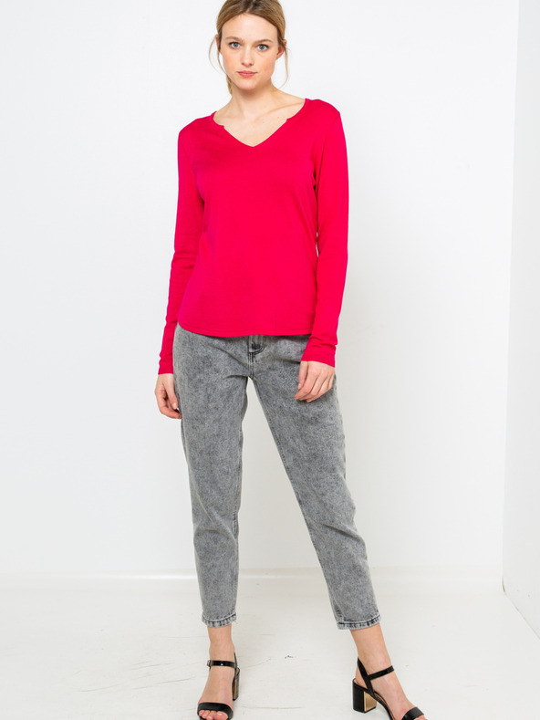 CAMAIEU Růžový svetr CAMAIEU