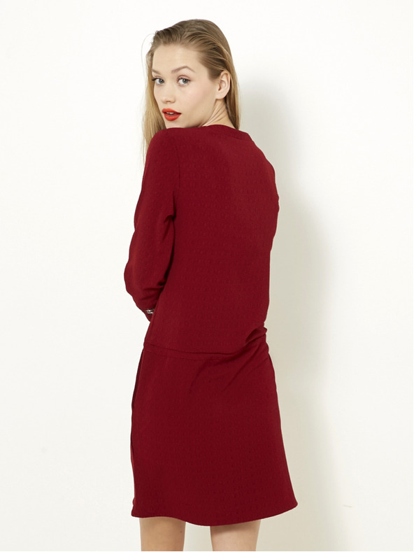 CAMAIEU Hnědé šaty CAMAIEU