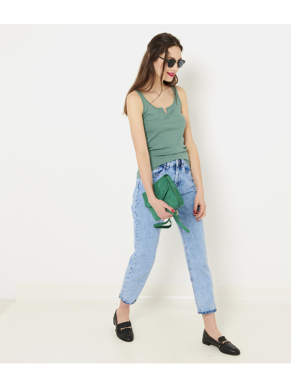 CAMAIEU Zelené tílko CAMAIEU