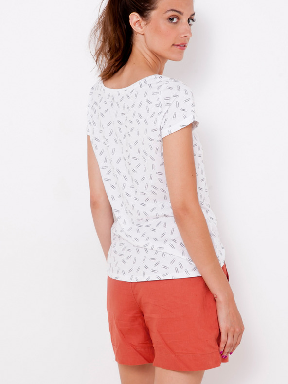 CAMAIEU Bílé tričko CAMAIEU