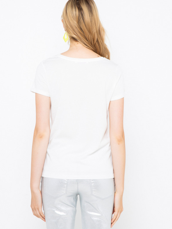 CAMAIEU Bílé tričko CAMAIEU