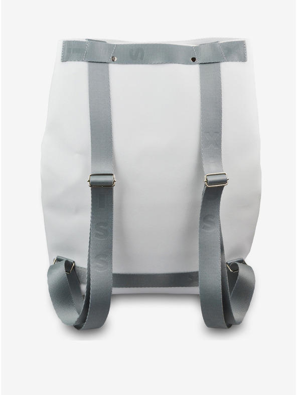 Xiss Bílý městský batoh Xiss Splashed White City