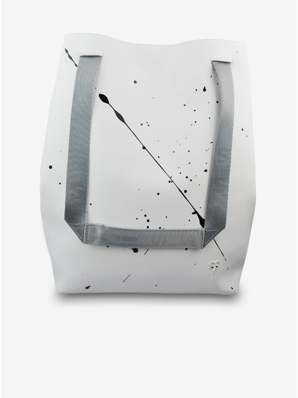 Xiss Bílý městský batoh Xiss Splashed White City