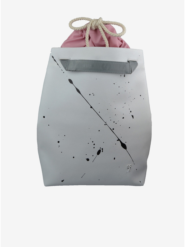 Xiss Bílý městský batoh Xiss Splashed White City