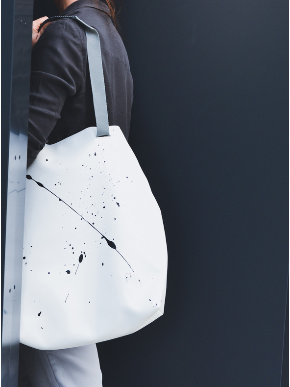 Xiss Bílý městský batoh Xiss Splashed White City