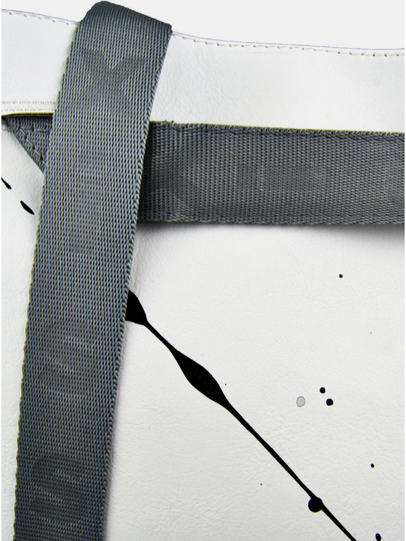 Xiss Bílý městský batoh Xiss Splashed White City