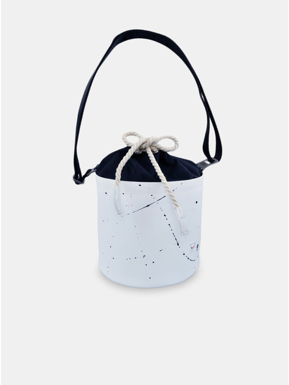 Xiss Bílá dámská crossbody kabelka Kiss Mini White Splash