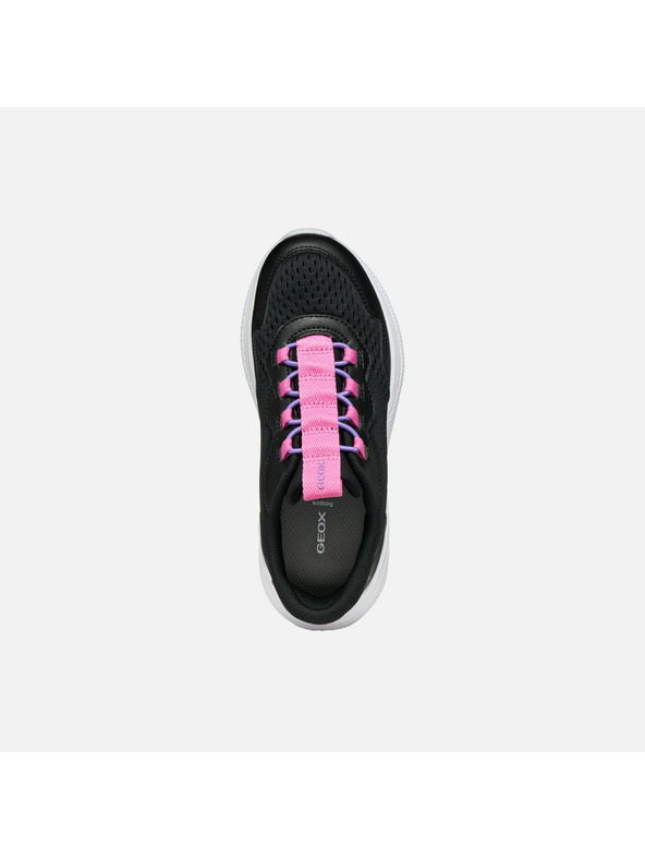 Geox Černé dívčí tenisky Geox Sprintye Fast In