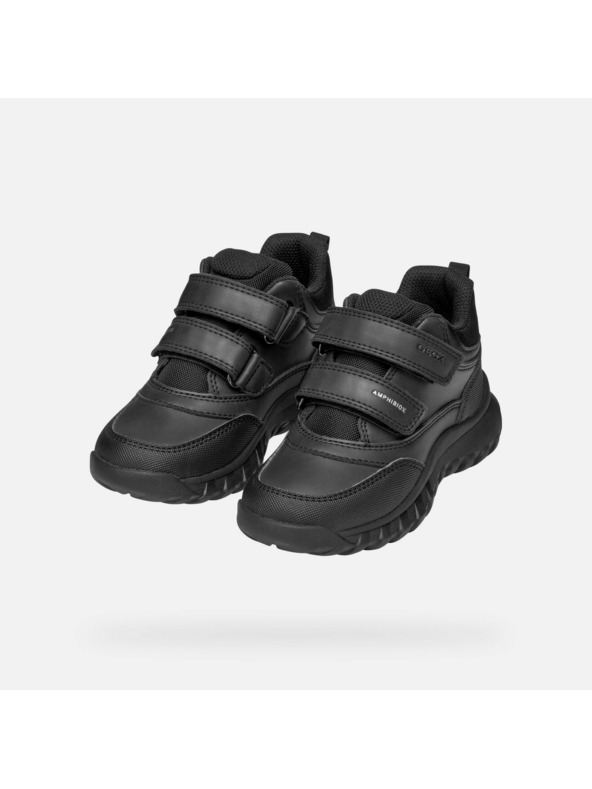 Geox Černá chlapecká kotníková obuv Geox Simbyos ABX