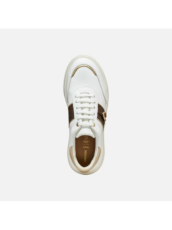 Geox Bílé dámské tenisky Geox Spherica Ecub-3