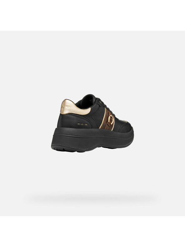 Geox Černé dámské tenisky Geox Spherica Ecub-3